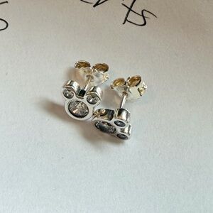 Pandora Disney Dazzling Mickey Post Earrings (retired version)